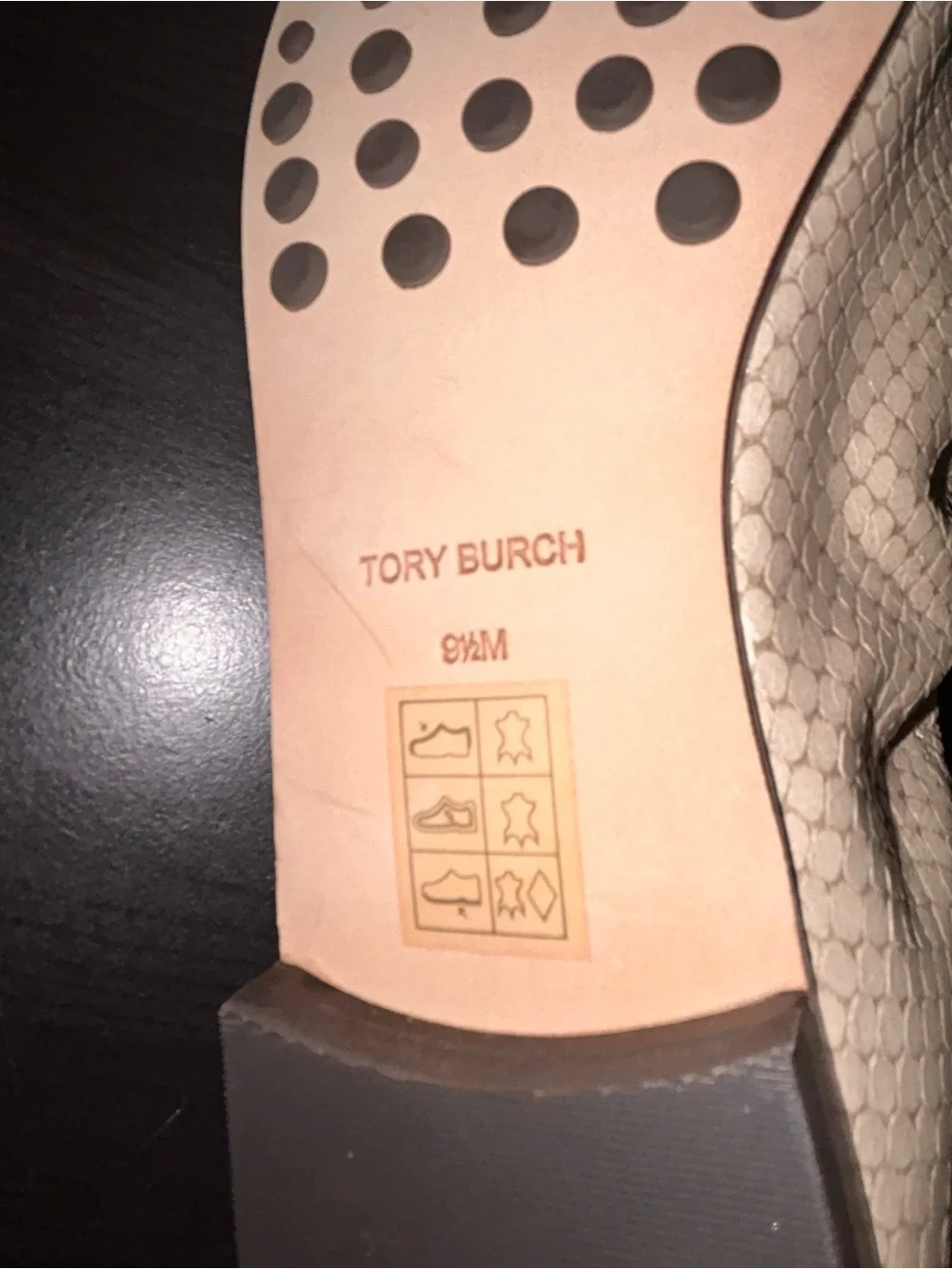 Tory Burch ballet loafers size 9 1/2 new